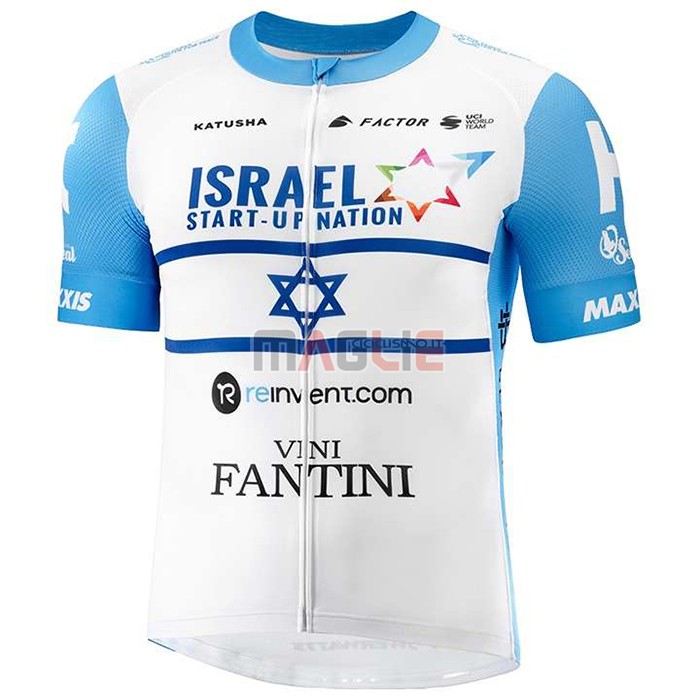 Maglia Israel Cycling Academy Manica Corta 2020 Campione Israele